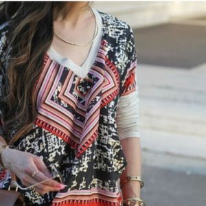 CAbi Oatmeal New Scarf #768 Blouse